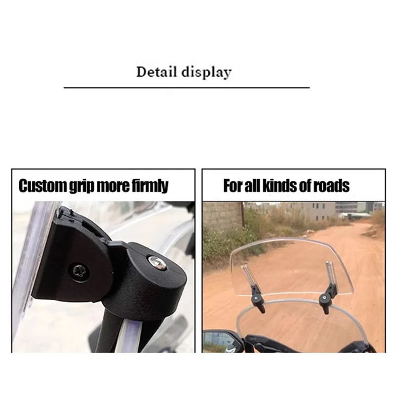 Fit For BMW C400X C400GT C650GT C650 Sport G650GS R1150GS Motorcycle Adjustable Windshield Extension Spoiler