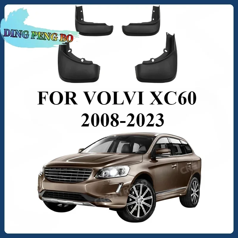 ABS Mud Flaps Splash Guards Mudguards Fenders Flap Guards Car Accessories For Volvo XC60 2008-2023 Front Rear 4Pcs Set