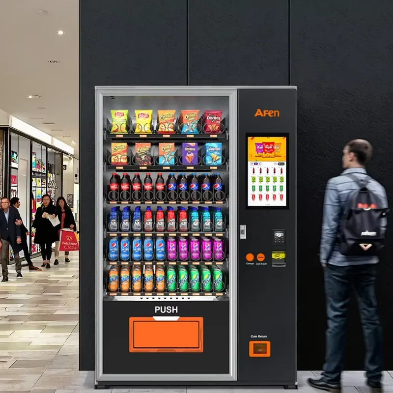 for AFEN Wholesale Soda Beverage and Snacks Vending Machine for Foods Drinks Retail Items Vendor
