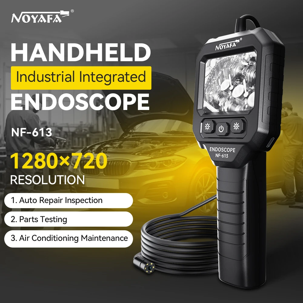 

NOYAFA промышленный эндоскоп 8 мм эндоскоп для осмотра с одним объективом 720P канализационный эндоскоп для осмотра автомобильных труб