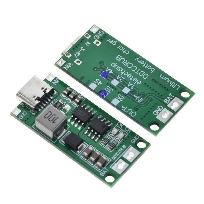 Multi-Cell 2S 3S 4S Type-C To 8.4V 12.6V 16.8V Step-Up Boost LiPo Polymer Li-Ion Charger 7.4V 11.1V 14.8V 18650 Lithium Battery