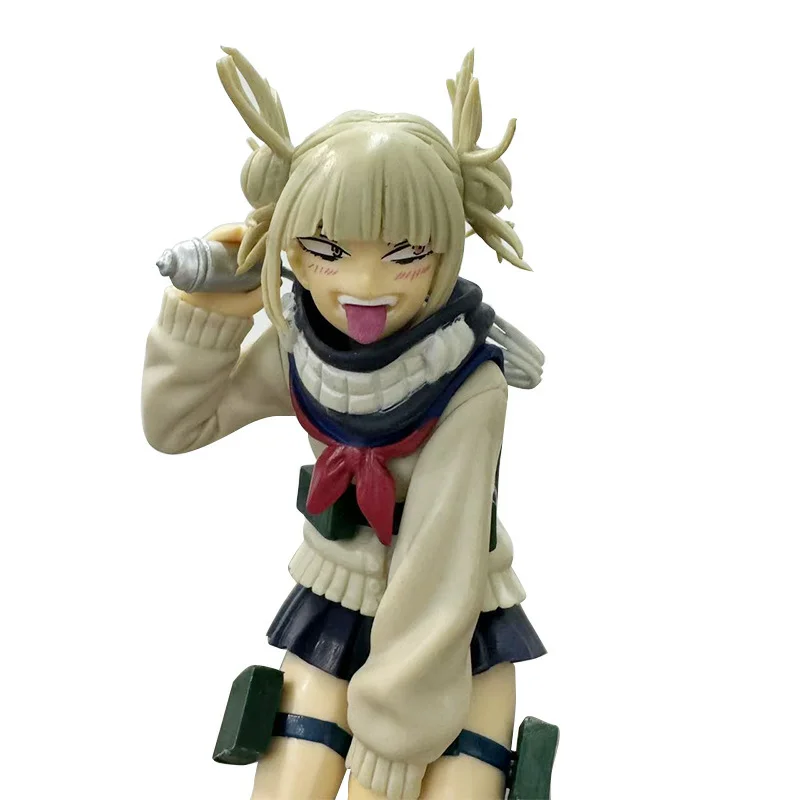 Toya Himiko My Hero Academia Anime Figure Character Cute Uniform Battle Version Action Figures Anime Collection Model Gift
