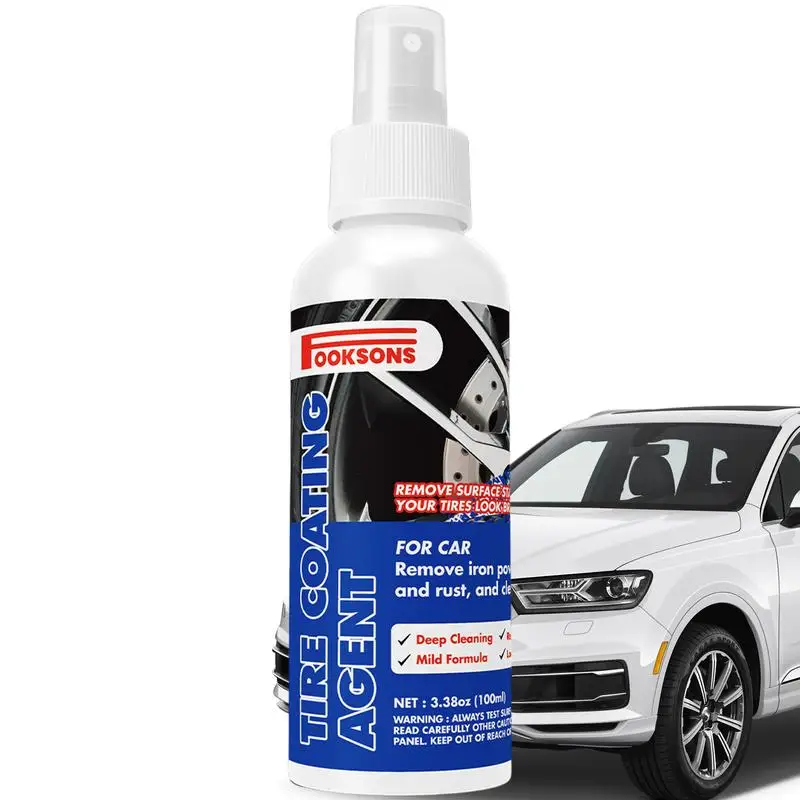 

Wheel Cleaner Spray Tire Cleaner 100ml Shiny Car Stuff Car Detailing Supplies Wet Tire Dressing Tire Cleaner Spray For Quick