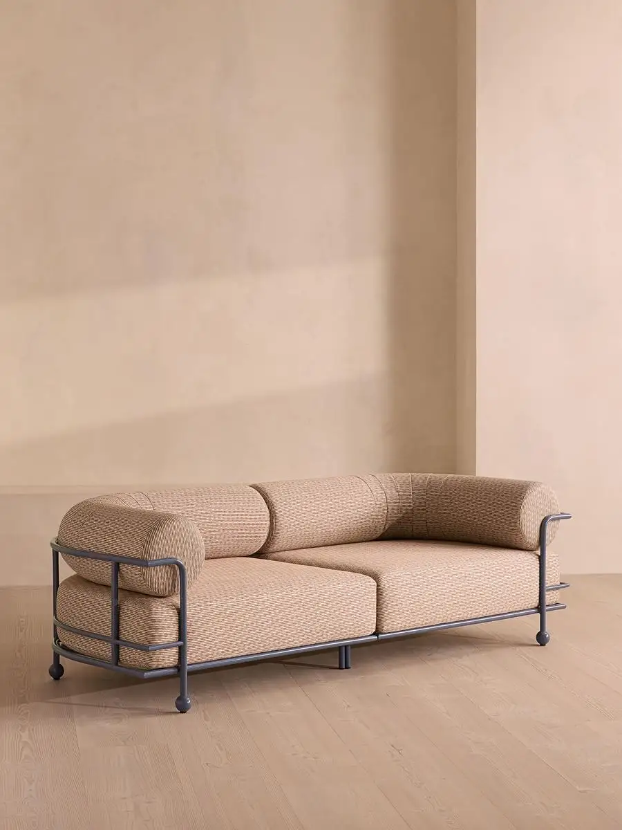 Modern aluminum sofa garden furniture lounge terrace modular set