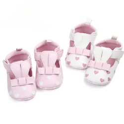 Pink Baby Shoes Princess Fashion Sneakers Infant Toddler Soft sole Anti Slip First Walkers 0-1 year old baby