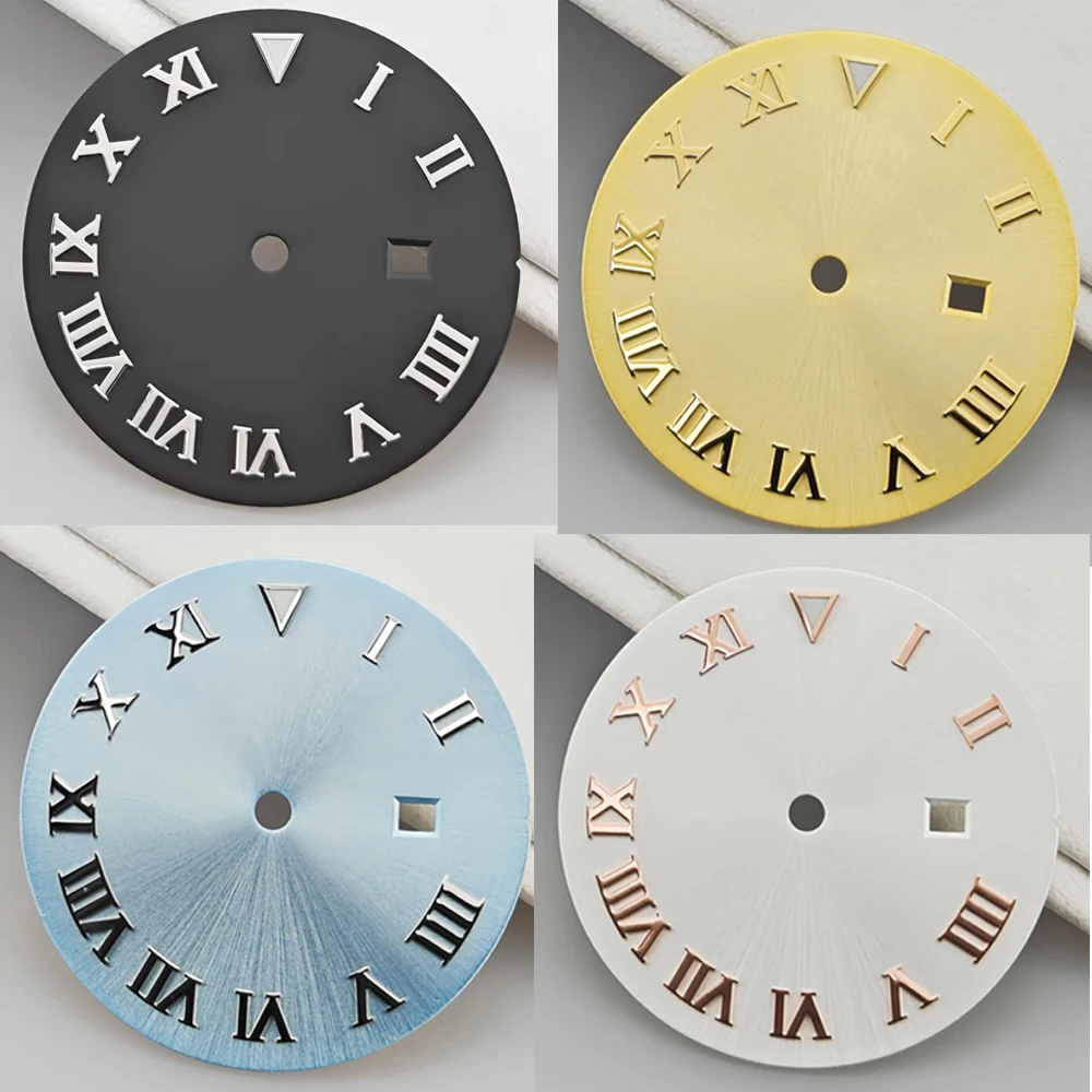 

Циферблат часов 24,2 мм для NH05 NH06 Механизм подходит для корпуса 31 мм Один календарь BGW9 Светящийся циферблат NH05 для женщин Аксессуары для циферблата часов