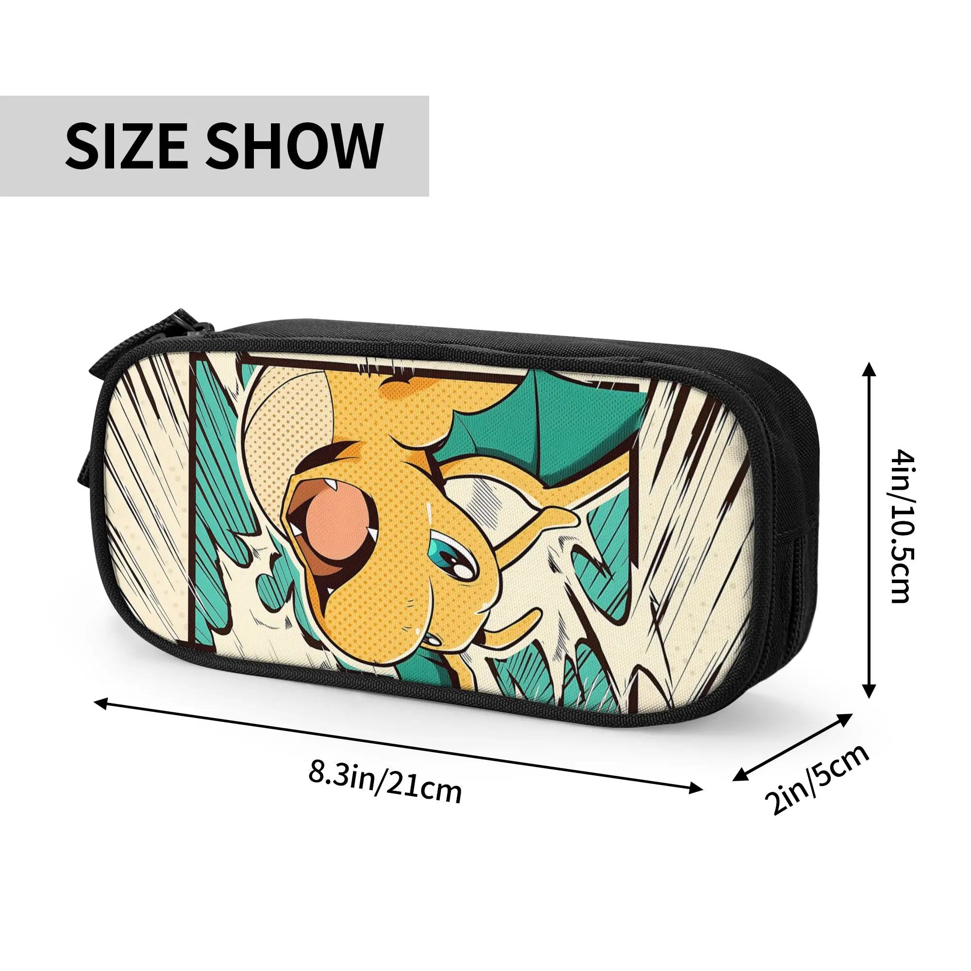 Custom Pokemon Halloween Large Capacity Bags for Child  School Pencil Bag for Boys Gilrs Kids