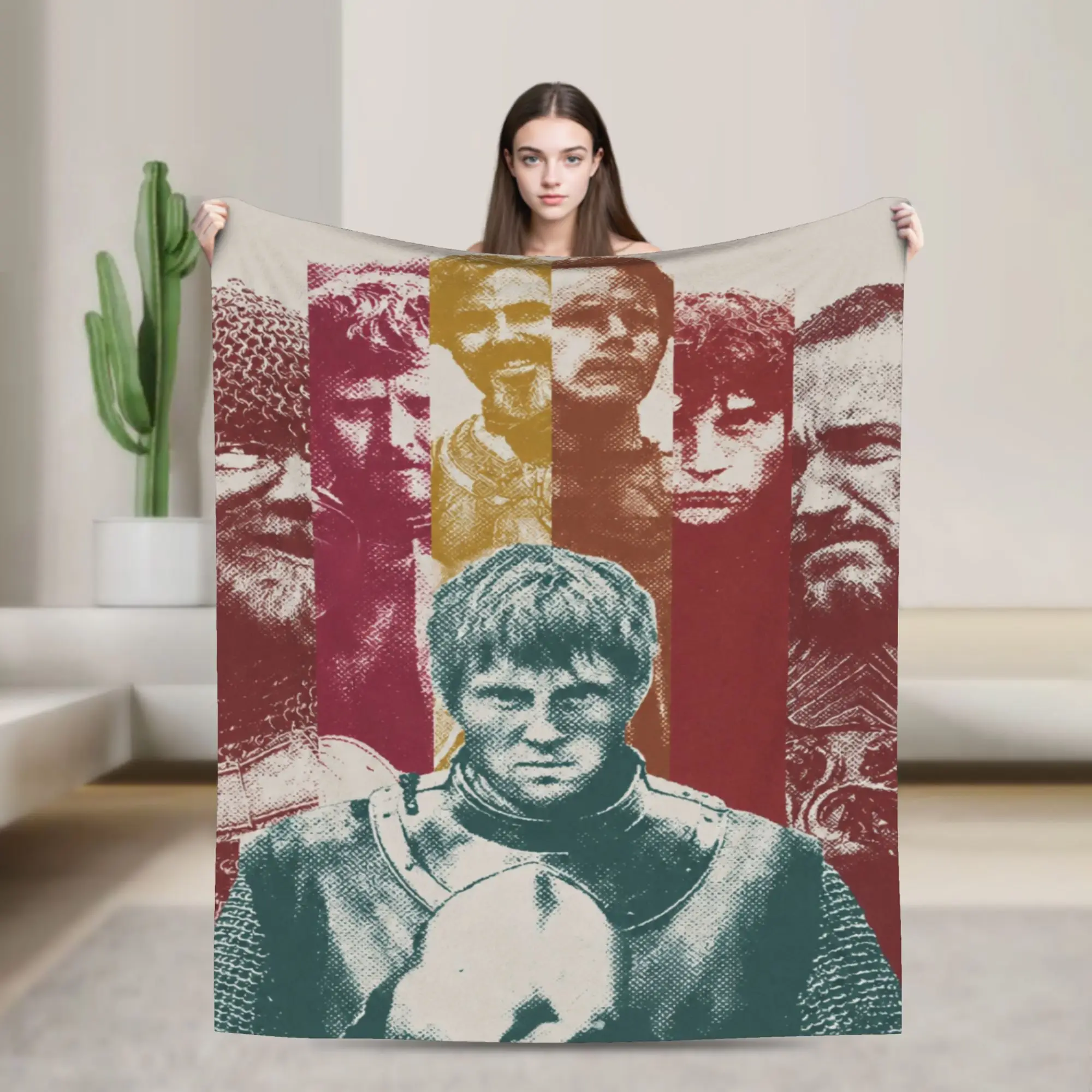 New Arrival A Knight of the Seven Kingdoms Blanket Lightweight Thin Coral Fleece Plush  Cozy Throw Blankets Machine Washable