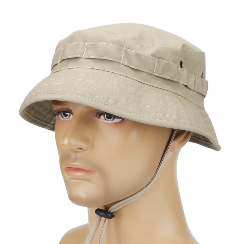 التمويه Boonie قبعة المشي لمسافات طويلة الصيد الصيد كامو قبعة بحافة Packable السفر الصيف قبعة للشاطئ للنساء والرجال