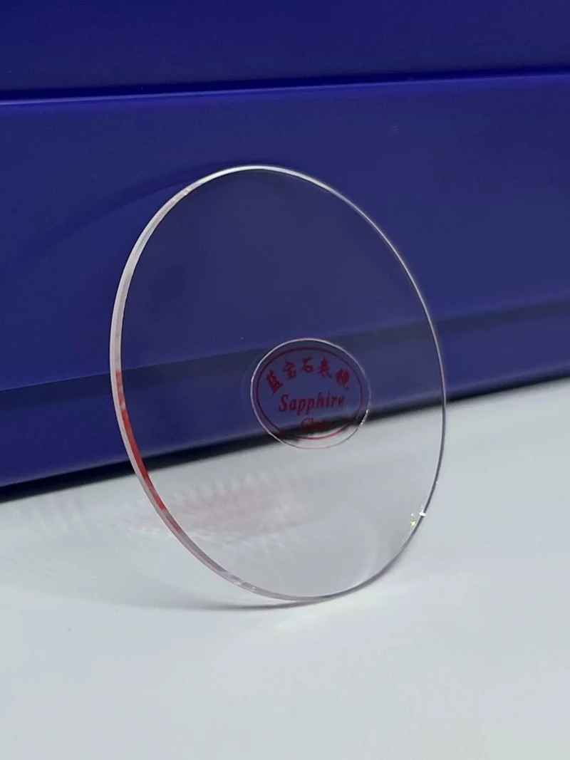 Uhrenglas, Saphir-Ersatzglas, flach, 1,0 mm–1,2 mm dick, Durchmesser 16–40 mm, transparenter Kristall, 1 Stück – Detail 5