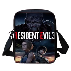 Boy Girls Popular Movies Residents Evils Printed Shoulder Messenger Bag Child Casual Handbag Men Women Phone Bag Shopping Bag