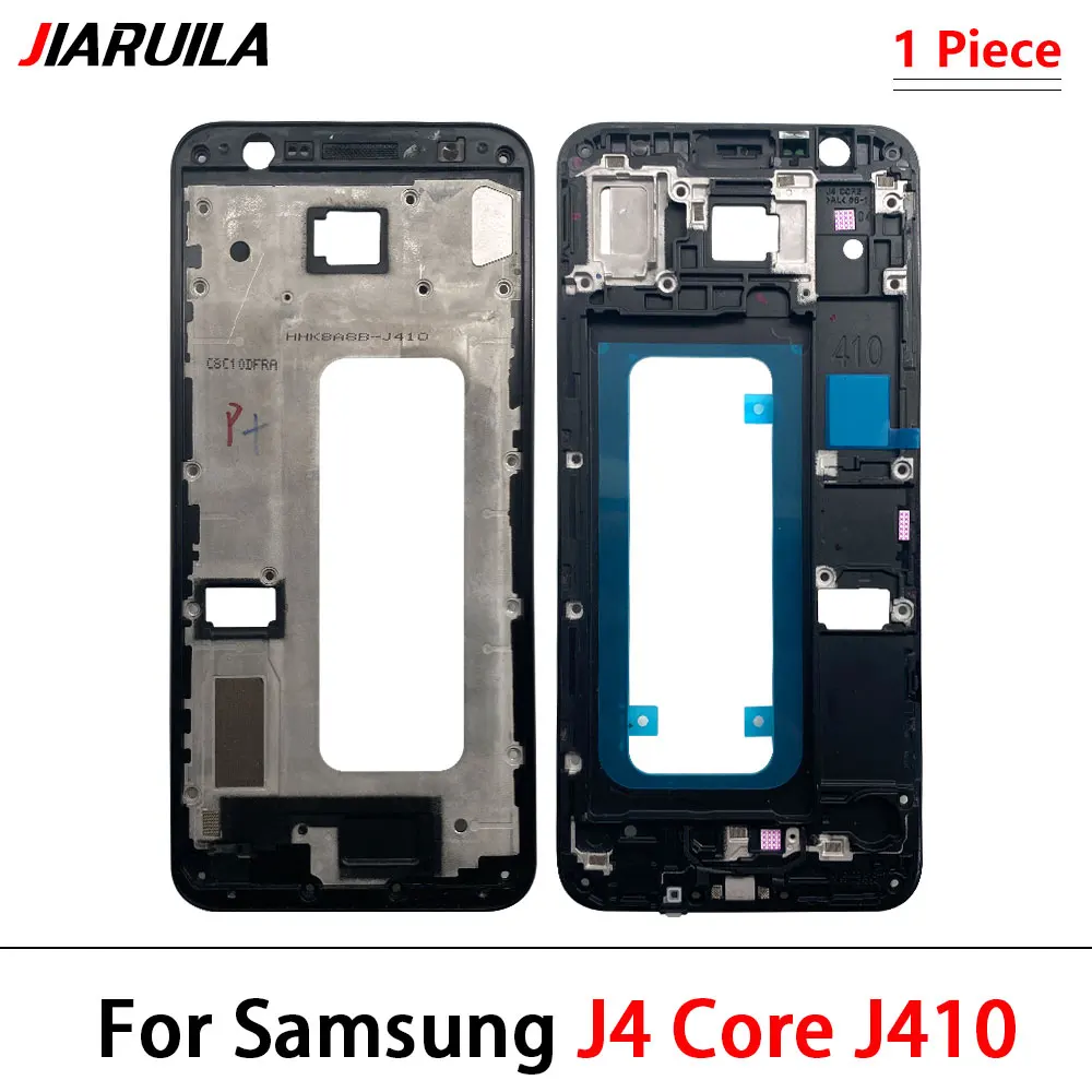 NEW Middle Frame For Samsung J5 Pro J4 Core J410 J6 J600 J6 Plus Front Housing LCD Frame Bezel Plate Replacement Parts