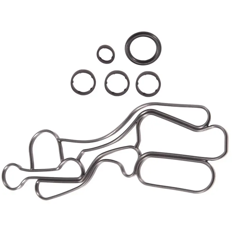 2X O'ring Gasket Set Of Oil Cooler LR013149 For Land Rover Discovery 4 Range Rover Sport 3.0 V6 LR013151 LR013161