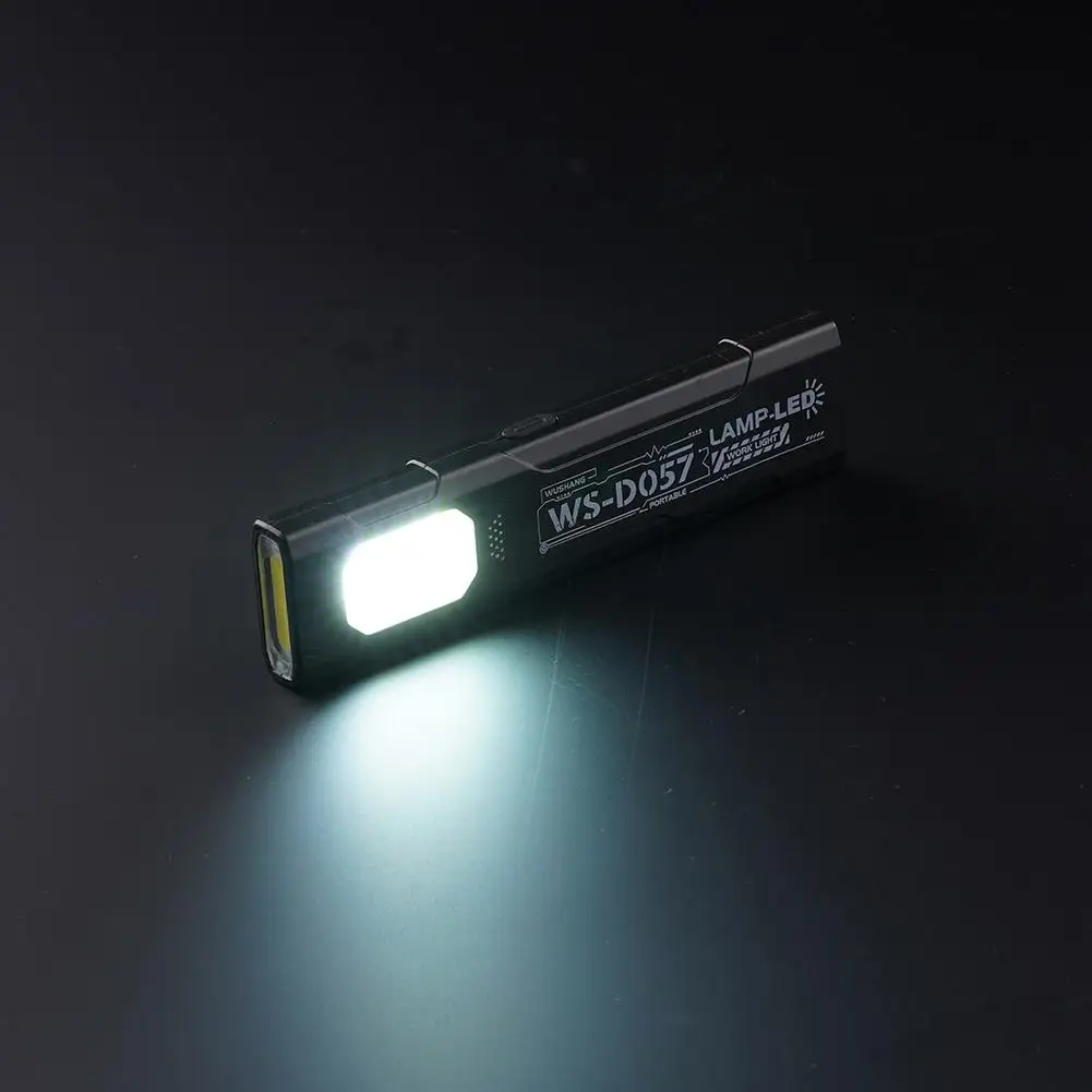 LED COB Taschenlampe Typ C Wiederaufladbare 600LM Tragbare Mini Taschenlampe Tasche Laterne Flut Arbeit Licht Mit Magnet Für Notfall – Detail 18