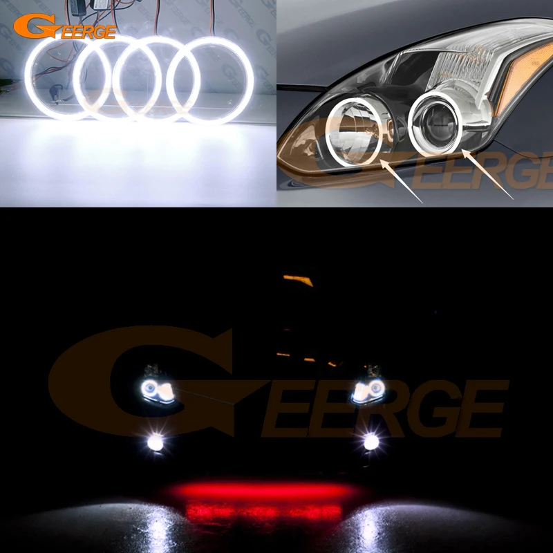 For Nissan Altima Coupe L32 2010 2011 2012 2013 Excellent Ultra Bright COB Led Angel Eyes Kit Halo Rings