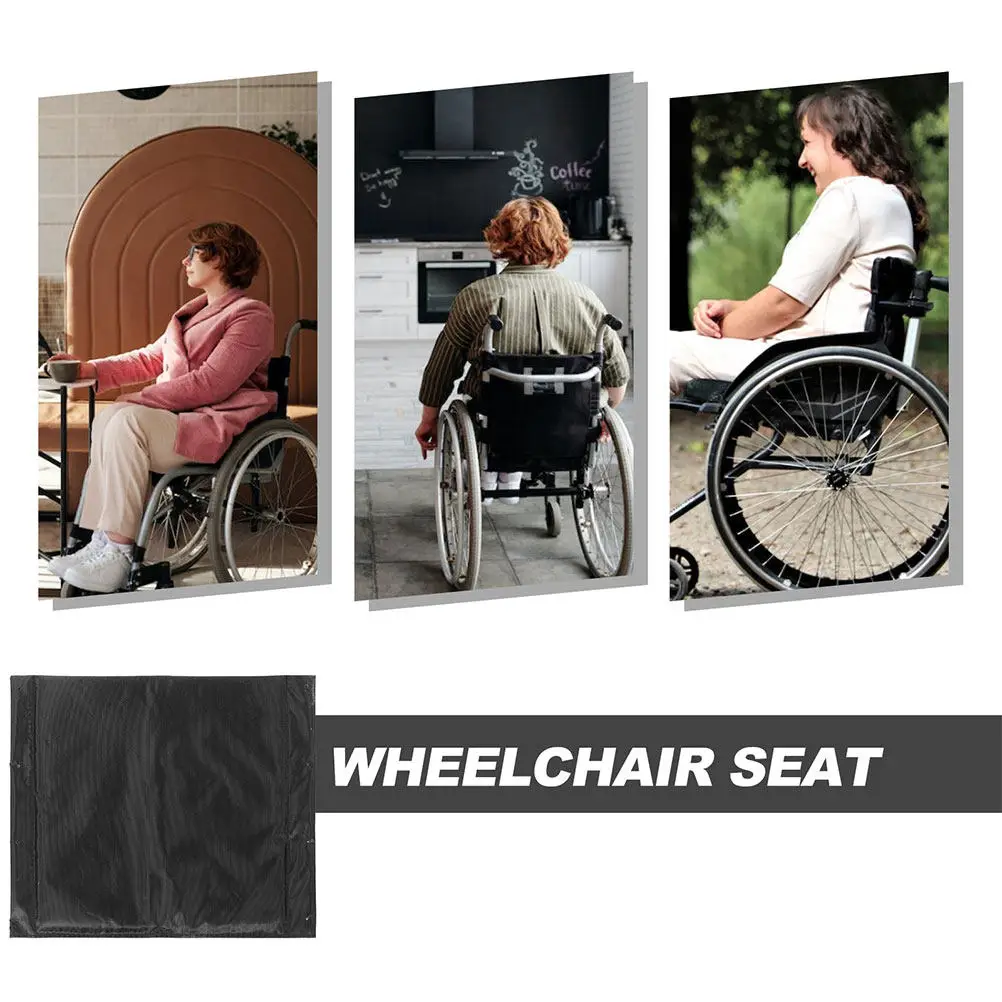 2Pcs Seat Cushion for Wheelchair Thick Oxford Material Breathable Wear-Resistant Easy Clean Cushion for Office Chair Mobility