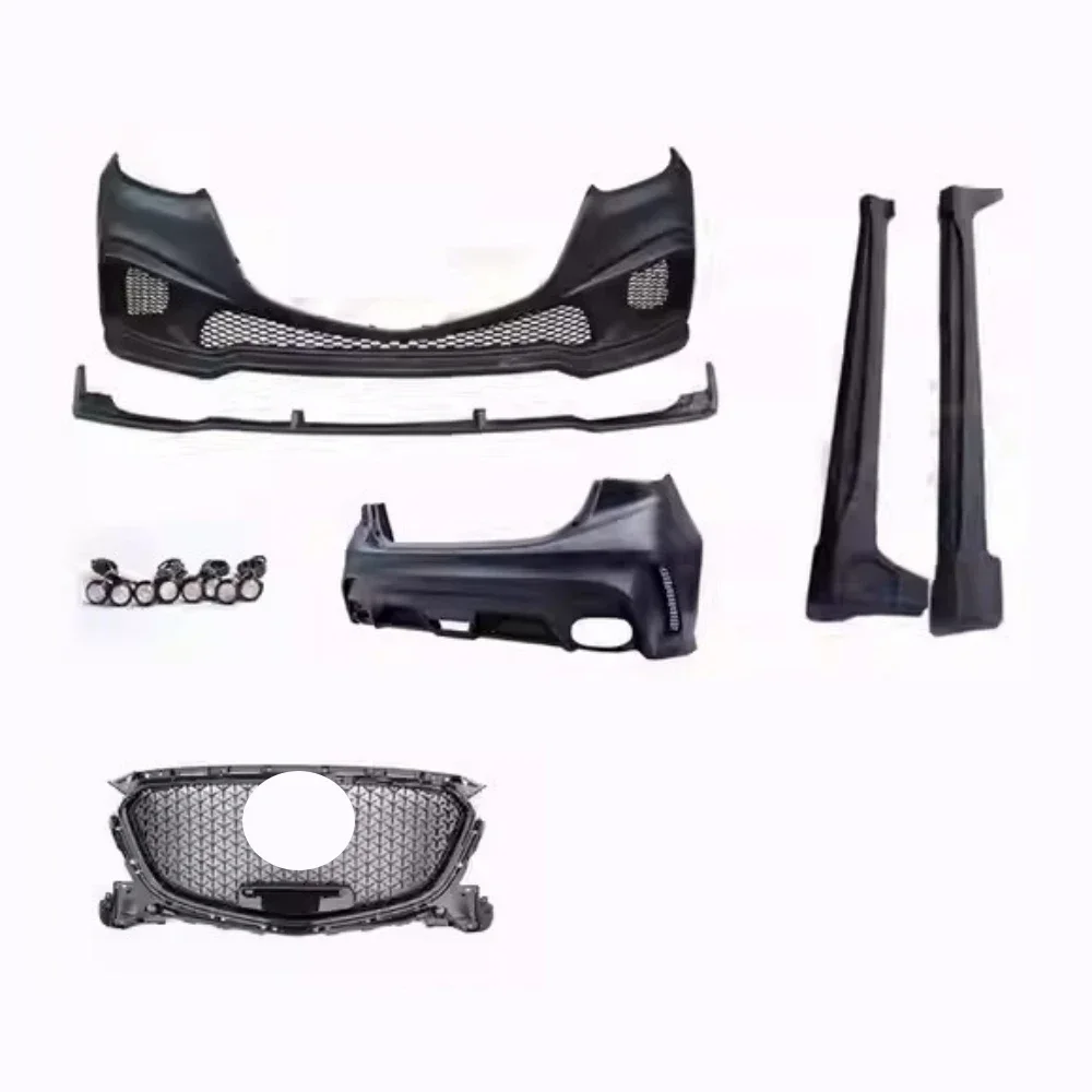 Front Rear Bumper Grille Mask Side Skirt Assembly For Mazda3 Axela 2014-2019 Modified Body Kit Surround Car Accessories