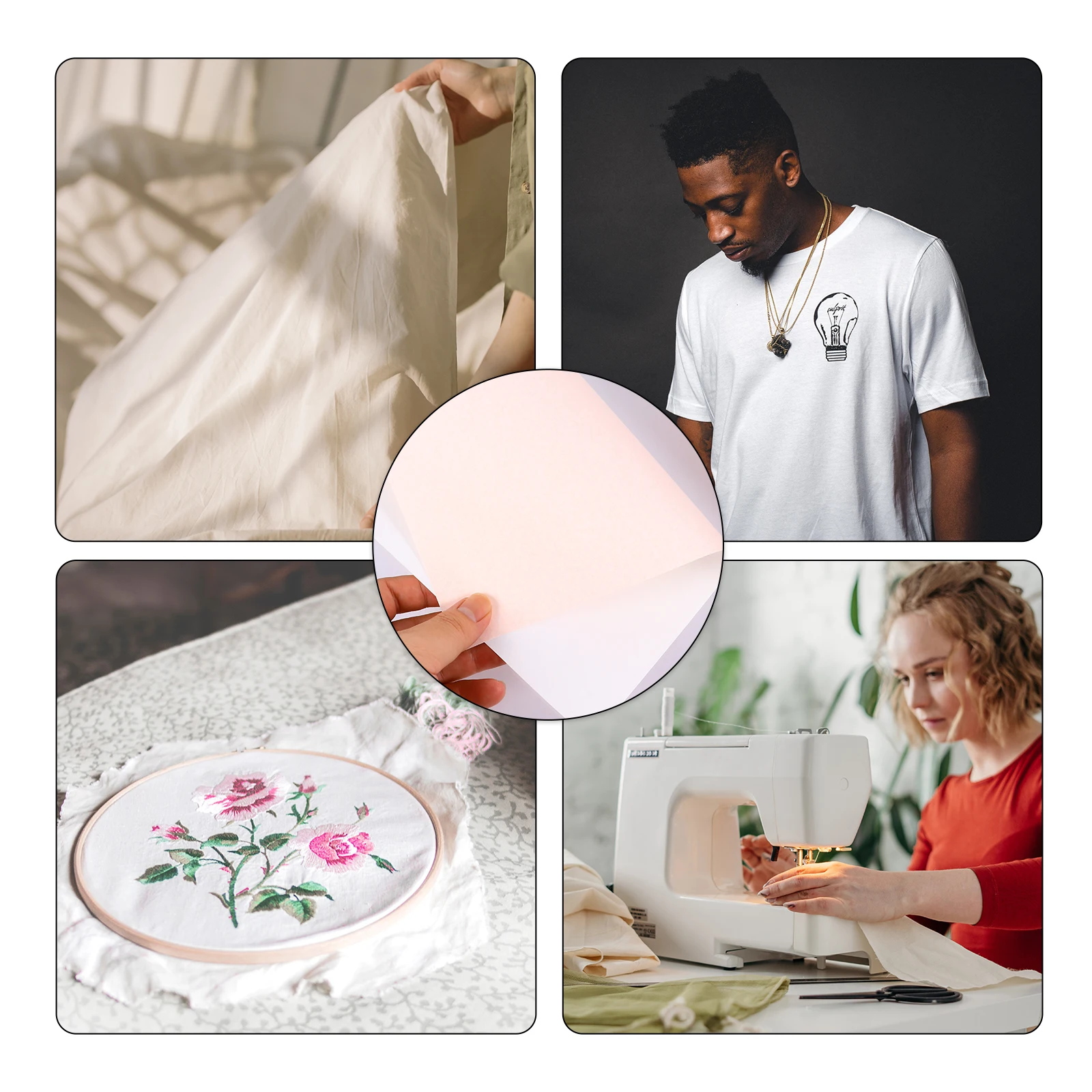 40 قطعة نقل الحرارة A4 قابلة للطباعة للطابعة النافثة للحبر التجفيف السريع قابل للغسل لتقوم بها بنفسك مشاريع التسامي A4 التسامي ورقة الحرارة #3