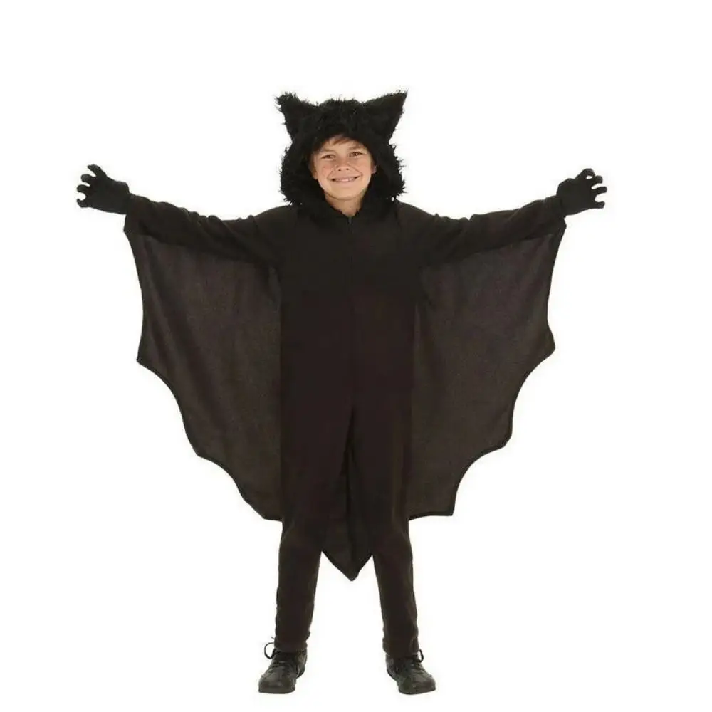 

Cool Multipurpose Bat Reaper Cloak Coat Cosplay Costume Halloween Kids Cape Long Props Witches Robes Carnival