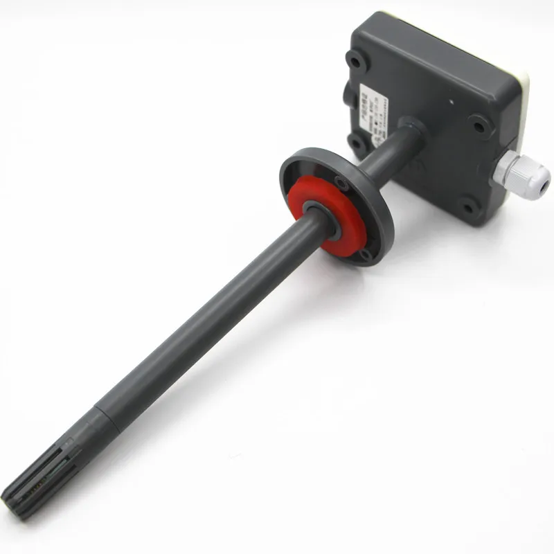 RS485 air duct insertion transmitter fresh air conditioning outlet detector accurate Pipeline temperature and humidity sensor