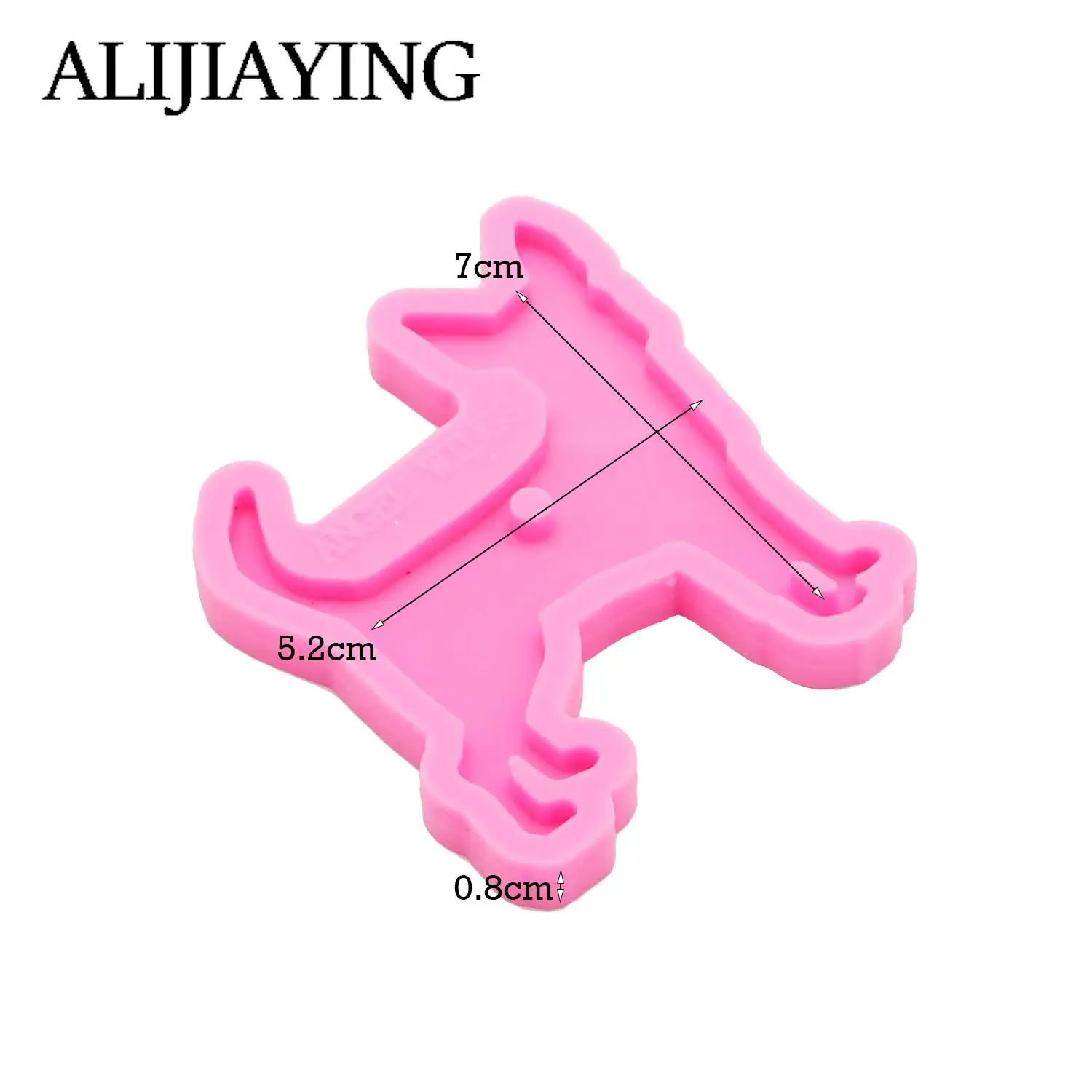 DY0128 Shiny Dogs Silicone Resin Mold DIY Craft for Keychains, Poodle, Chichi Chocolate Molds for Cake