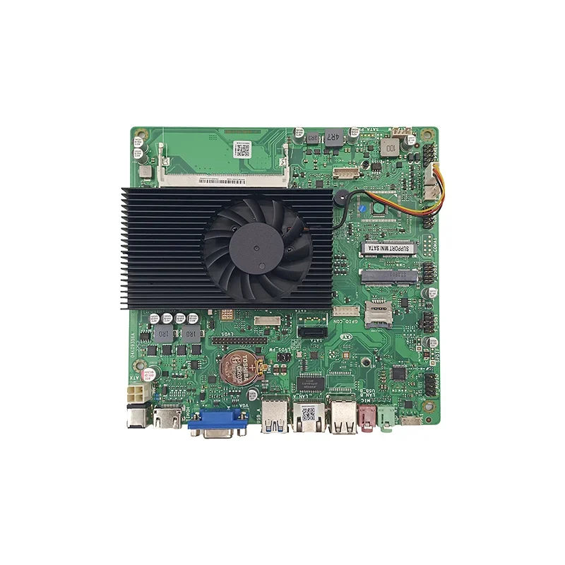 Mini ITX Motherboard para Negócios, Grau Industrial DDR3, 17x17cm, i5 5200U