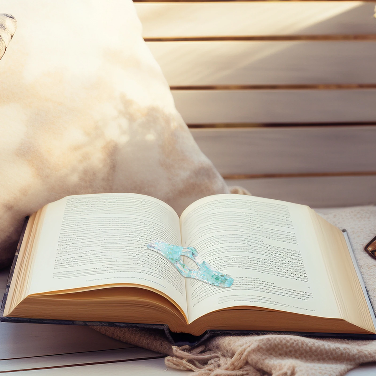 

Book Page Holders For Reading Thumb Support Plastic Page Spreader Portable Reading Holder For Book Lovers Student Use