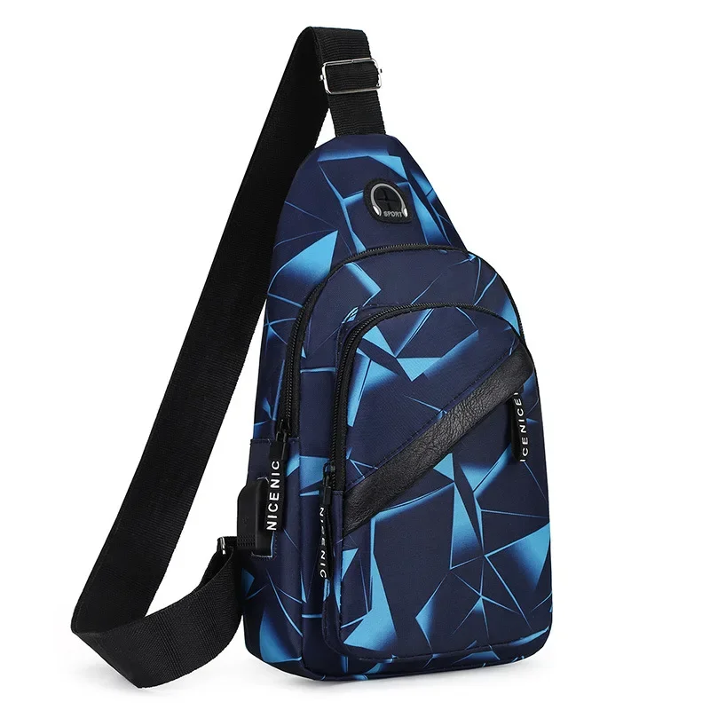 Novo pacote de peito masculino ins nova moda versão coreana crossbody saco leve esportes ao ar livre casual casal mochila tendência