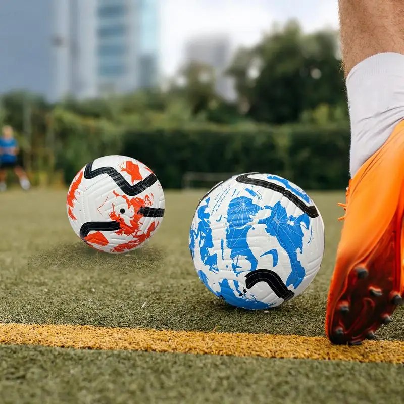 Pallone da calcio sportivo Taglia 5 Pallone da calcio da club Copertina morbida Pallone da calcio sportivo per festival di compleanno Gioco sportivo scolastico Adolescenti Adulti