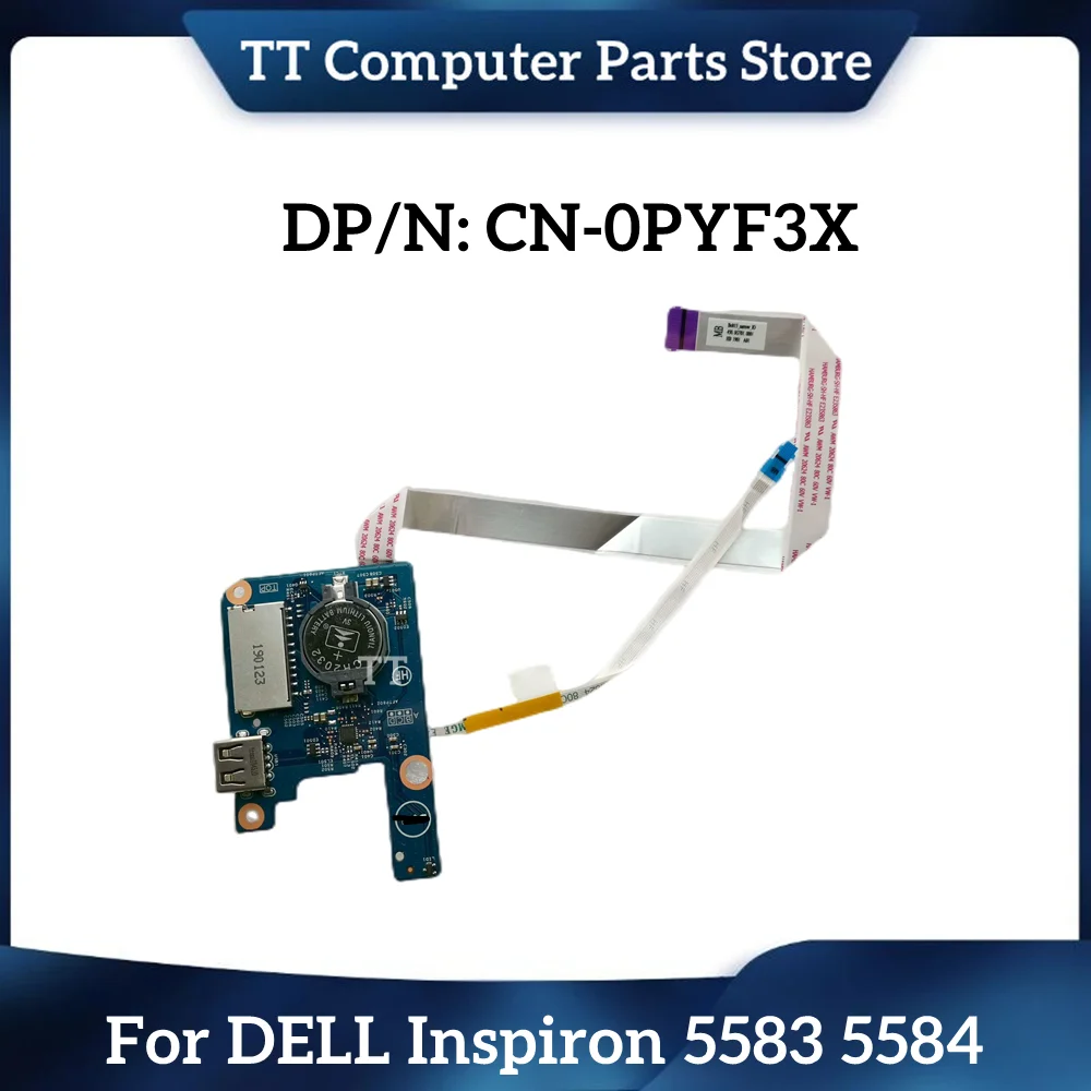 TT nuovo originale per DELL Inspiron 5583 5584 USB SD CARD READER BOARD W CABLE 0 PYF3X PYF3X Fast Ship