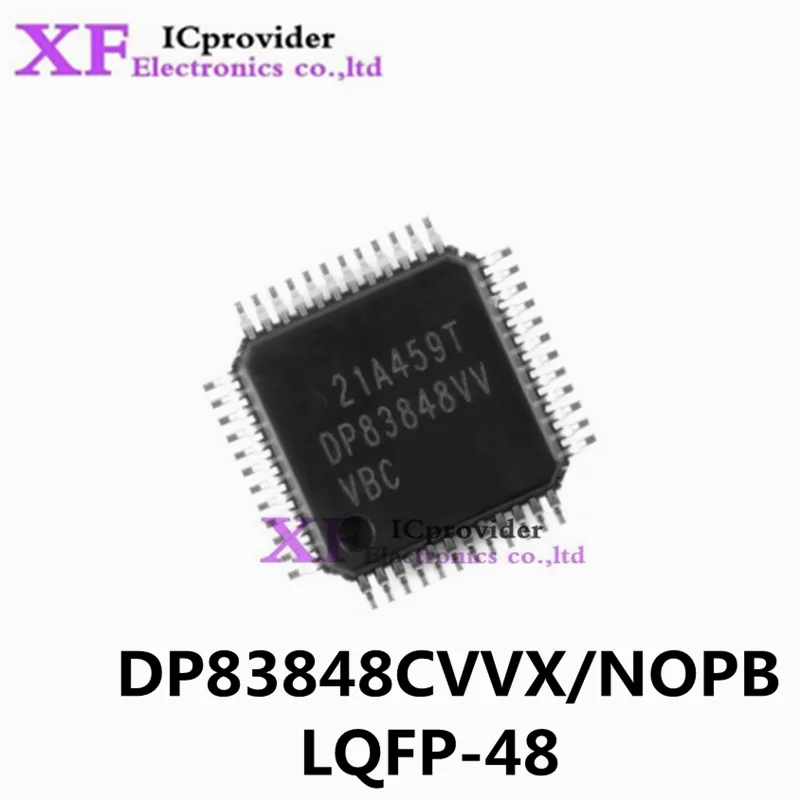 1-10Pcs DP83848CVVX NOPB LQFP48 Ethernet Controller