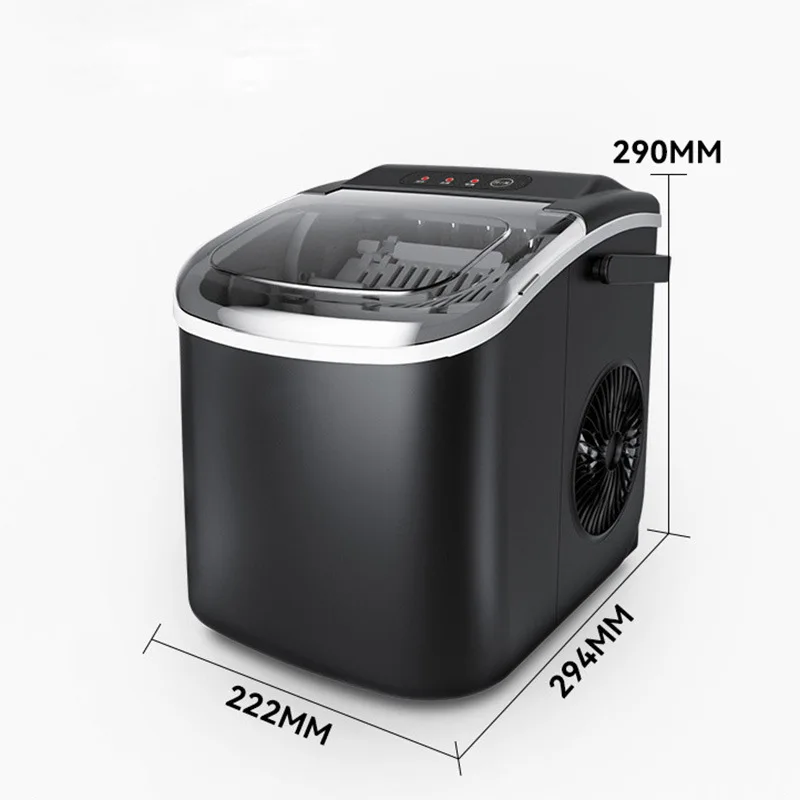 1.3L Water Tank Ice Maker 9 Pieces At Time 6 Minutes Home Machine Small and Portable Low Noise Freezing Appliances Kitchen