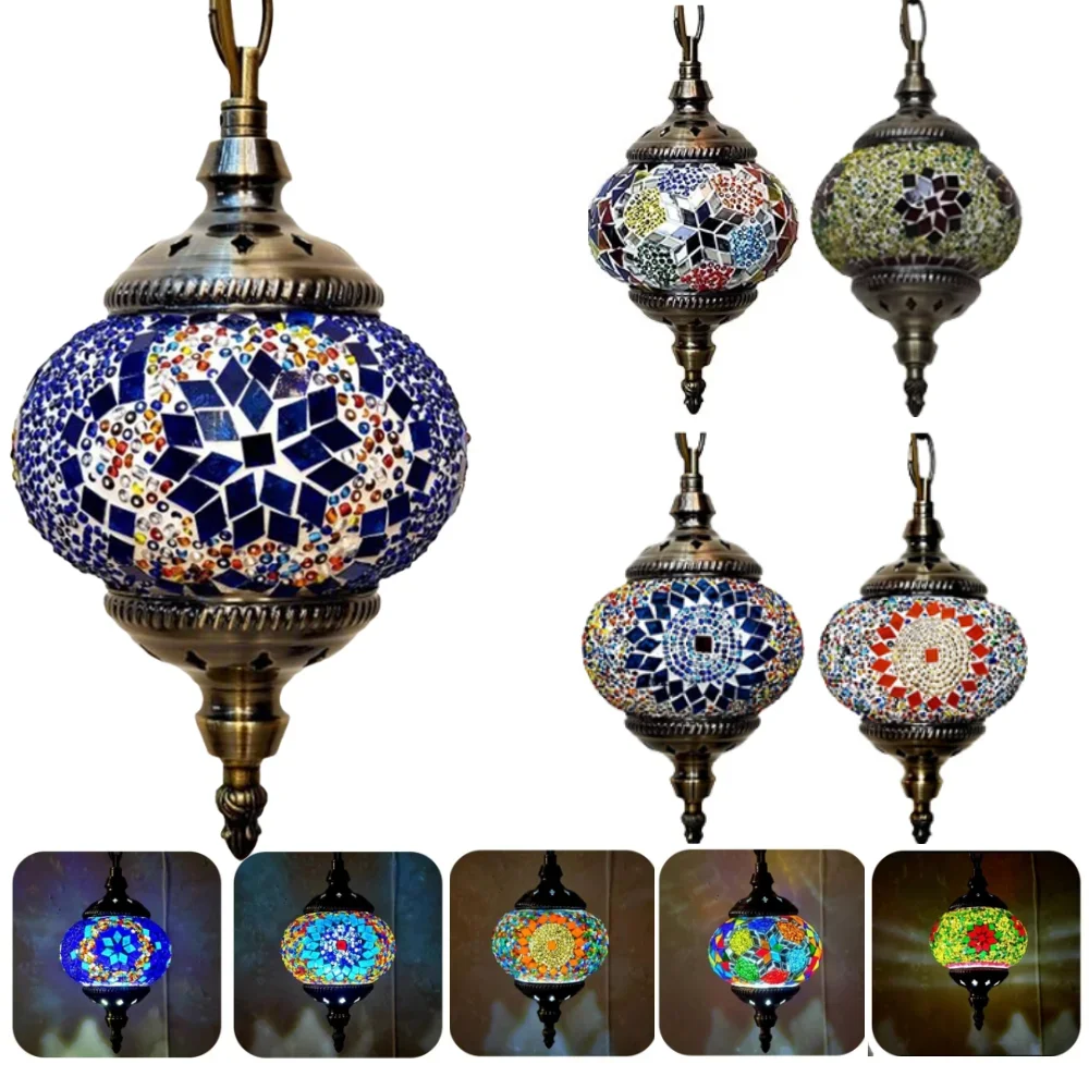 Bar Restaurant Mediterranean Pendant Light E27 Exotic Turkish Style Classical Homestay Chandelier Romantic for Bar Home Hotel