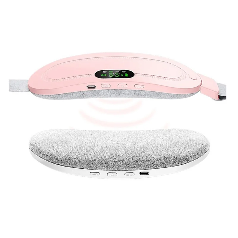ABWR-almohadilla térmica Menstrual cinturón de palacio cálido inteligente alivio del dolor de cintura útero masajeador Abdominal vibratorio cinturón eléctrico A Du