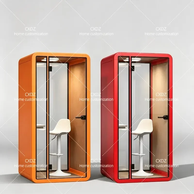 ZHS Movable Soundproof Room Silent Cabin for Live Stream Piano Recording Home Office Warehouse Small Phone Booth