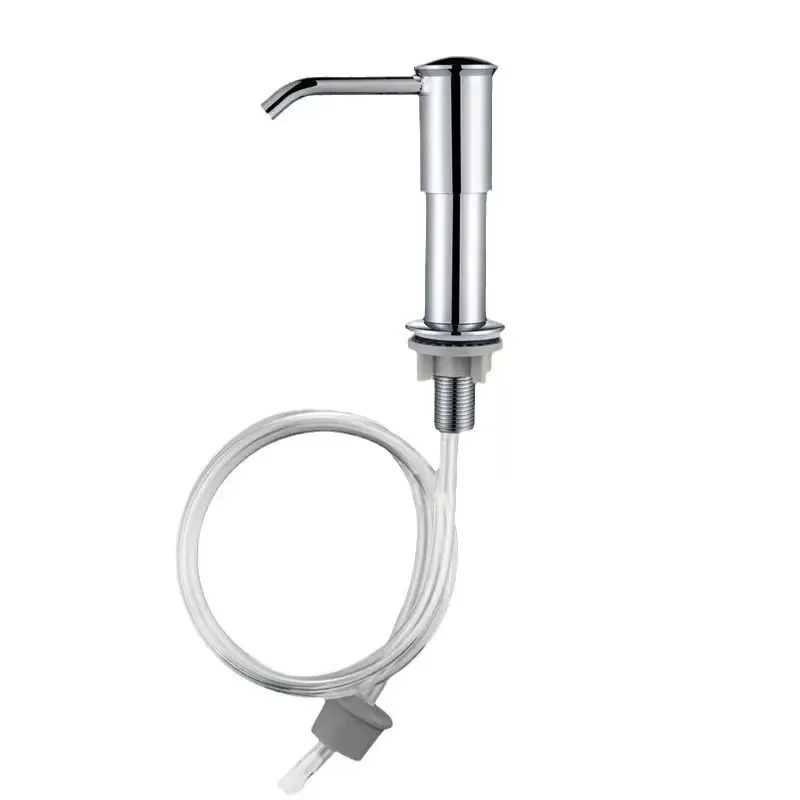 موزع أطباق كونترتوب المطبخ مع أنبوب تمديد، مضخة سائل للصابون، موزع صابون بلاستيكي لملحقات الحوض