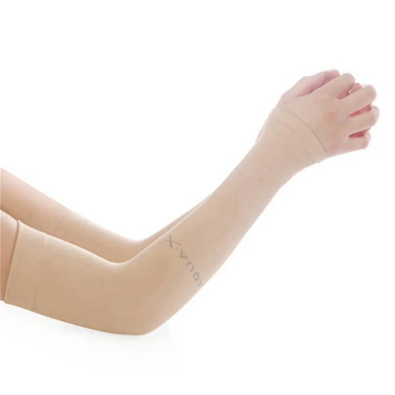 ABJM-2 pares de mangas refrescantes para brazos unisex, mangas de protección UV para brazos para hombres y mujeres, para correr, ciclismo, senderismo, golf (piel)