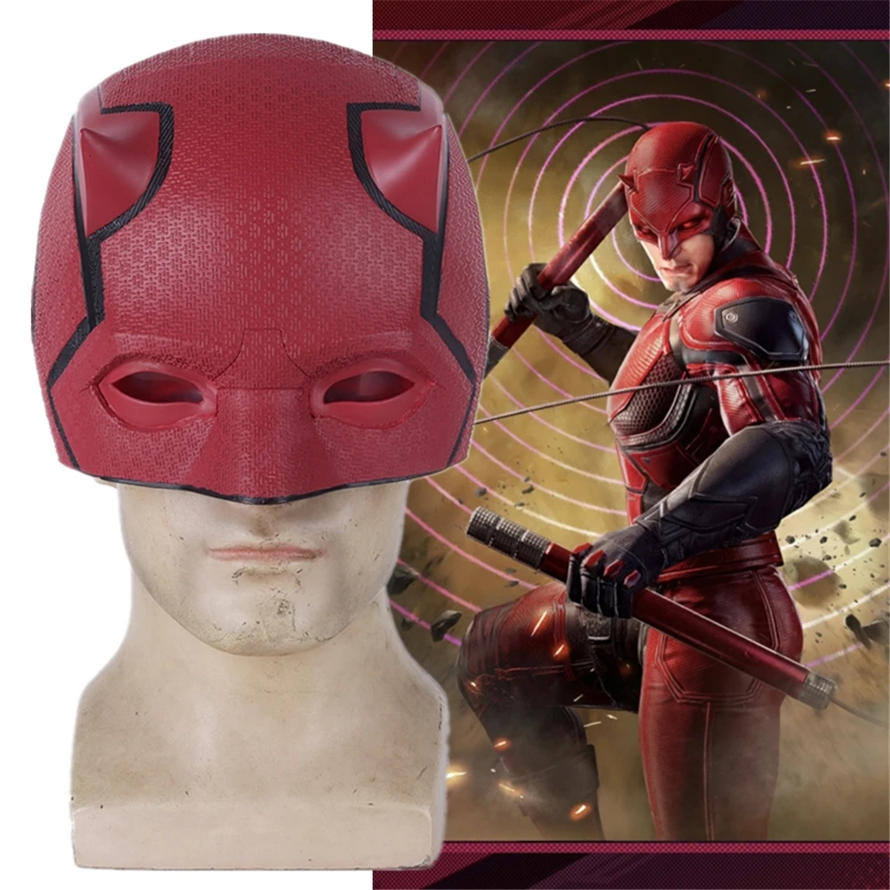 

Аниме Daredevil FRP Волокно Армированные Пластиковые Маски Косплей Маска Хэллоуин Маскарад Вечеринка Карнавальный Опора