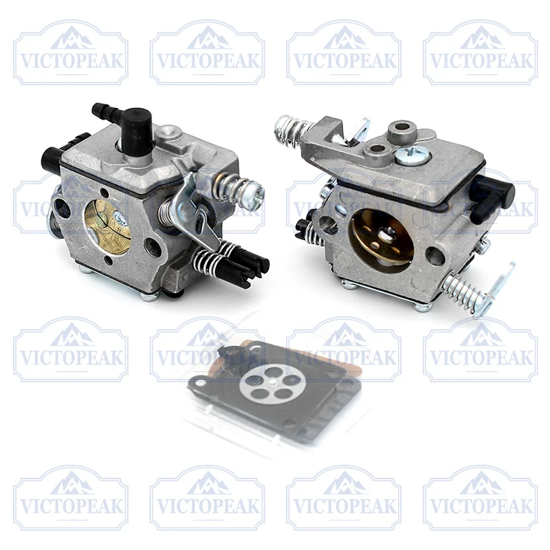 Replacement Carburetor Diaphragm 4Piece Set Rebuild Kit For 4500 5200 5800 MS230 MS250 Garden Tool Parts