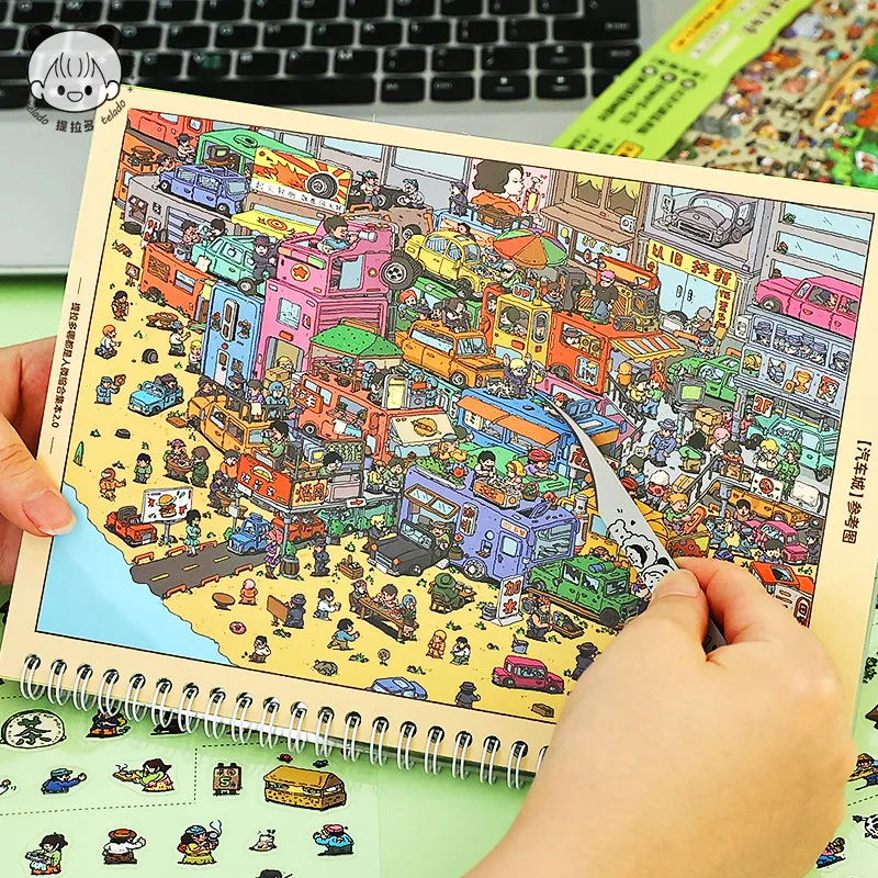 livro-de-adesivos-3d-grande-de-paisagem-de-casa-na-Arvore-kawaii-com-grande-multidao-de-pessoas-cena-de-cabana-de-bolso-diy-presente-de-festival