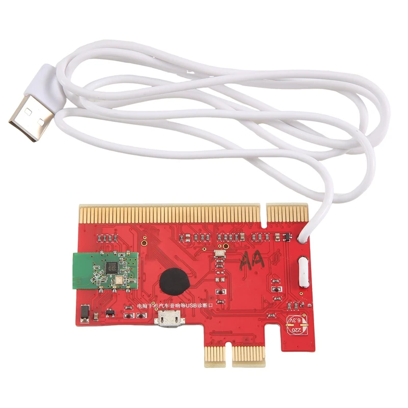 V8 Post Diagnostic Test Card Debug Support LPC,PCI,PCI-E,Minipci-E,EC Multifunction  Laptop And Desktop PC Universal Plastic