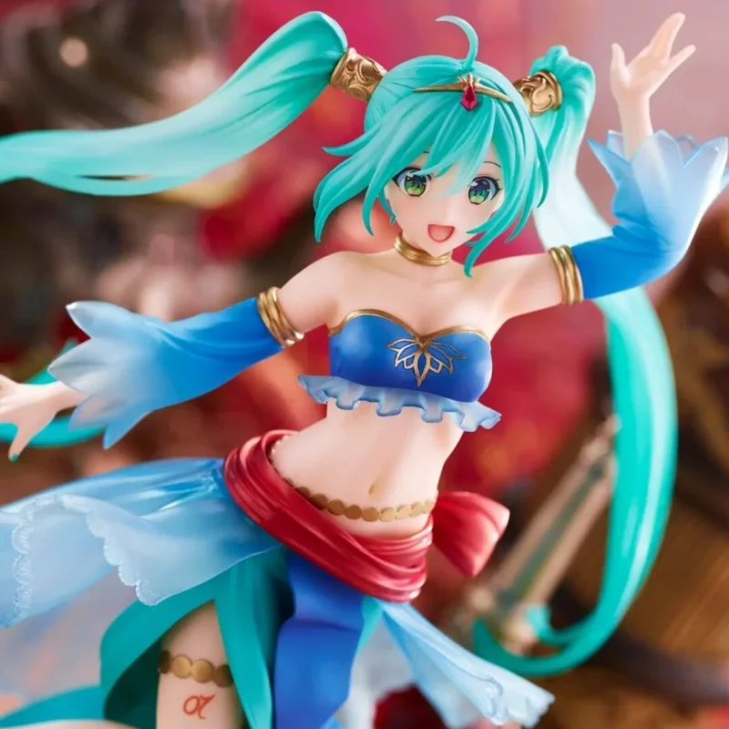 TAITO Virtual Singer Anime Artist's Masterpiece Hatsune Miku Arab Princess Taxi Dancer Action Figure Toy for Kids Gift Model