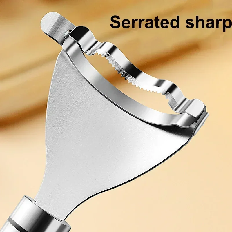 Stainless Steel Serrated Corn Peeler Corn Shaver Planer Thresher Stripper Cutter Melon Fruit Planer Sheller Kitchen Gadget Tool