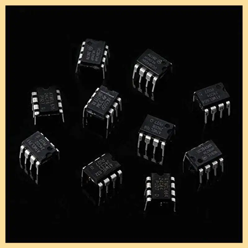 

B16C-100 шт./кор. NE555 UC3842 UC3843 UC3845 24C02 24C04 24C08 24C16 24C32 24C64 DIP IC Ассортиментный комплект, каждый по 10 шт.