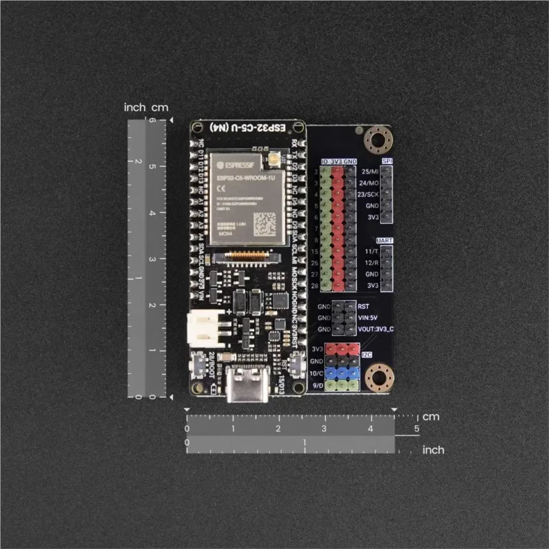 DFRobot FireBeetle ESP32-C5-U IoT Development Board 5GHz Dual Band WiFi 6 Wireless Controller