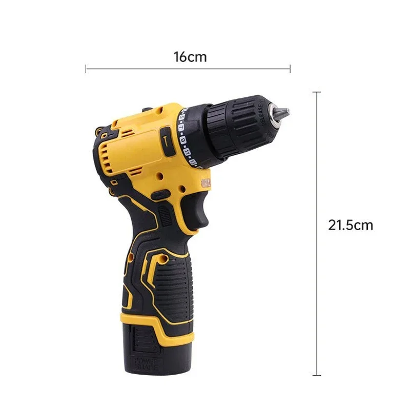 Imagem -05 - Chave de Impacto Elétrica sem Escova 18v 3000rpm Furadeira sem Fio Chave de Fenda Bateria de Íon-lítio Ferramentas de Perfuração Elétrica