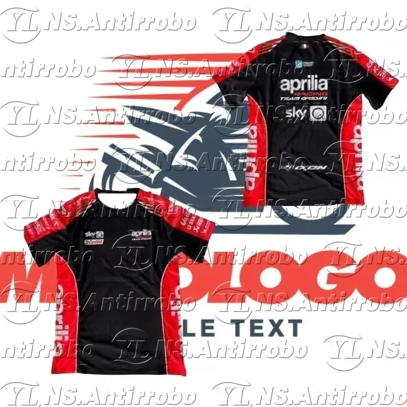 

Apulia F1 racing car summer motorcycle cross-country riding quick-drying round neck 3D short-sleeved T-shirt
