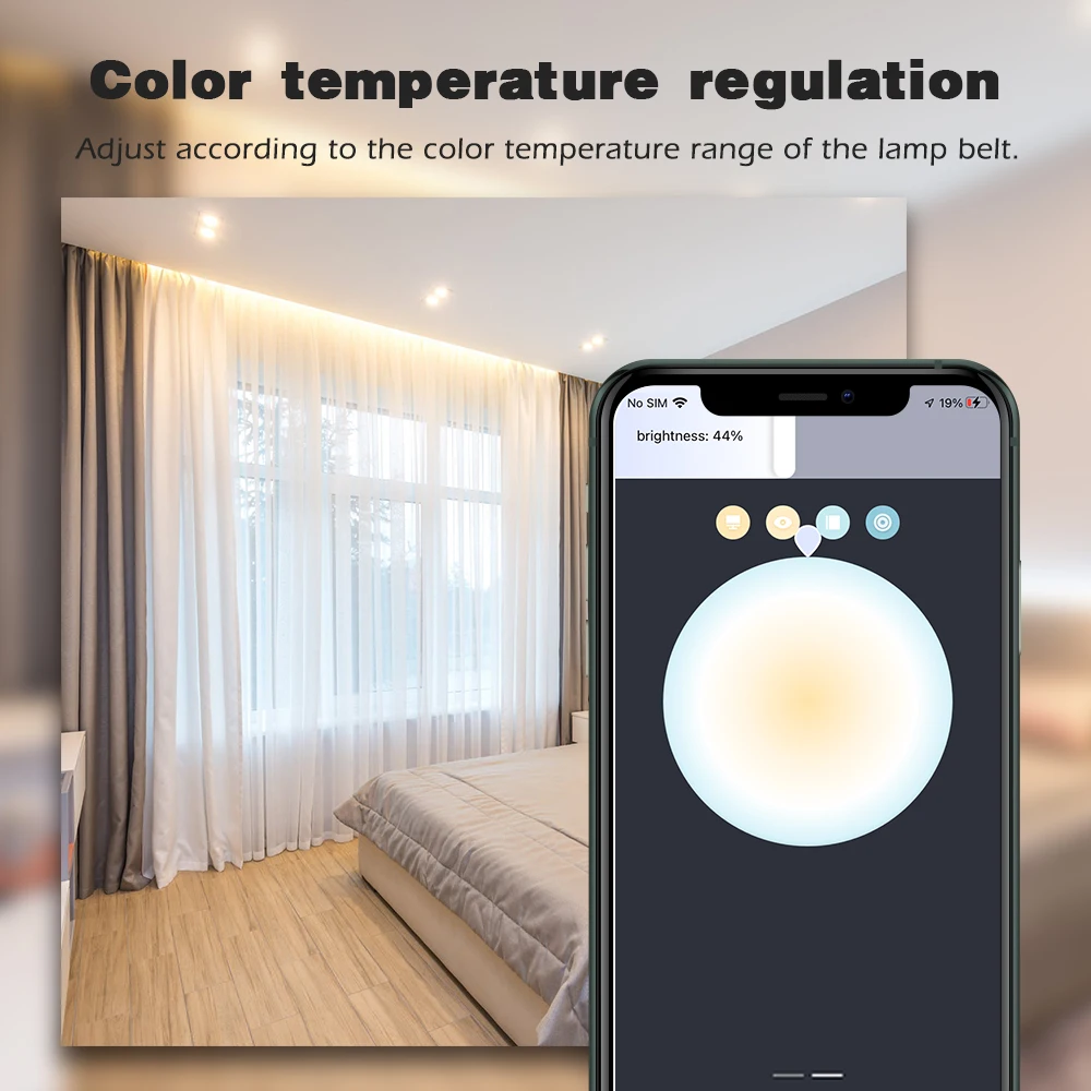 Gledopto Yandex Alice WiFi LED Controller WWCW DC12-24V Tuya Smart Life App Voice Control Warm Cold White Dimmable Strip Light