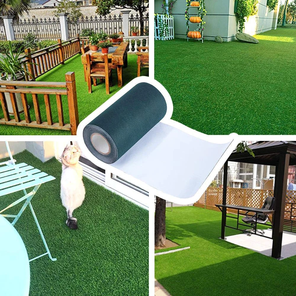 Artificial Grass Turf Self Adhesive Seam Tape High Viscosity Repair Tape for Lawn  Garden Carpet Simulation Grass Connection