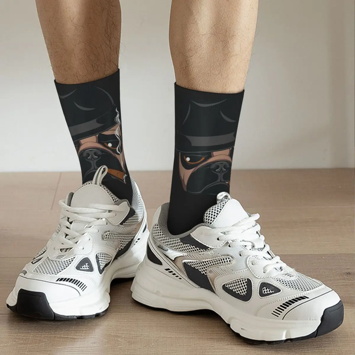 Chaussettes unisexes à motifs d'animaux de compagnie pékinois RNCan, chaussettes de cyclisme intéressantes pour les quatre saisons, sans marque